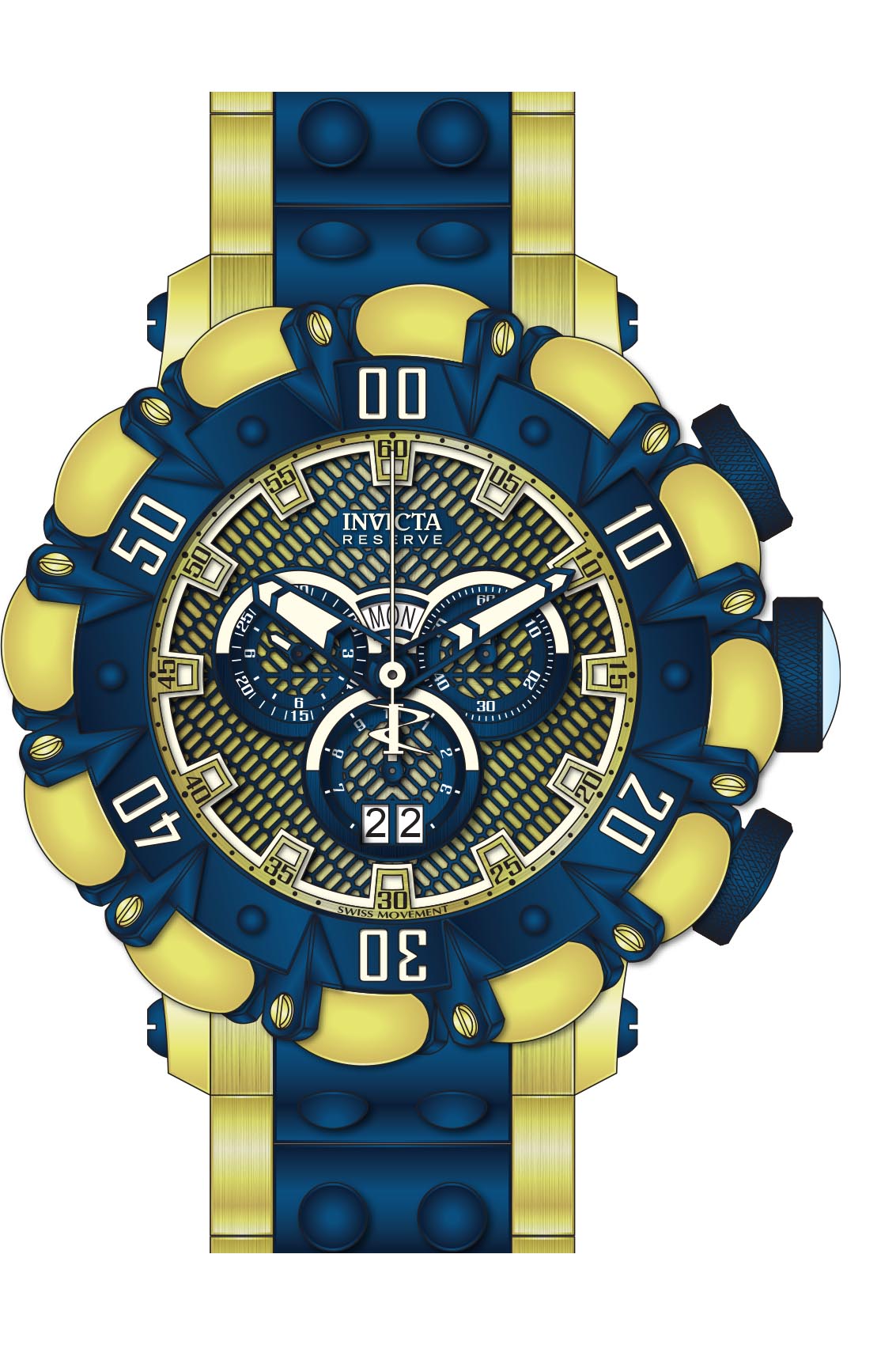 Band for Invicta Reserve Men 38503