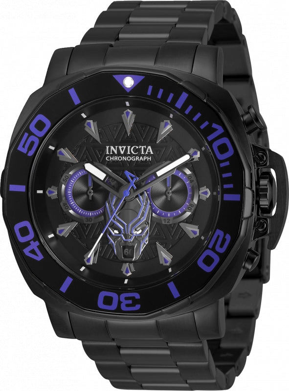 Band for Invicta Marvel 35097 Black Panther