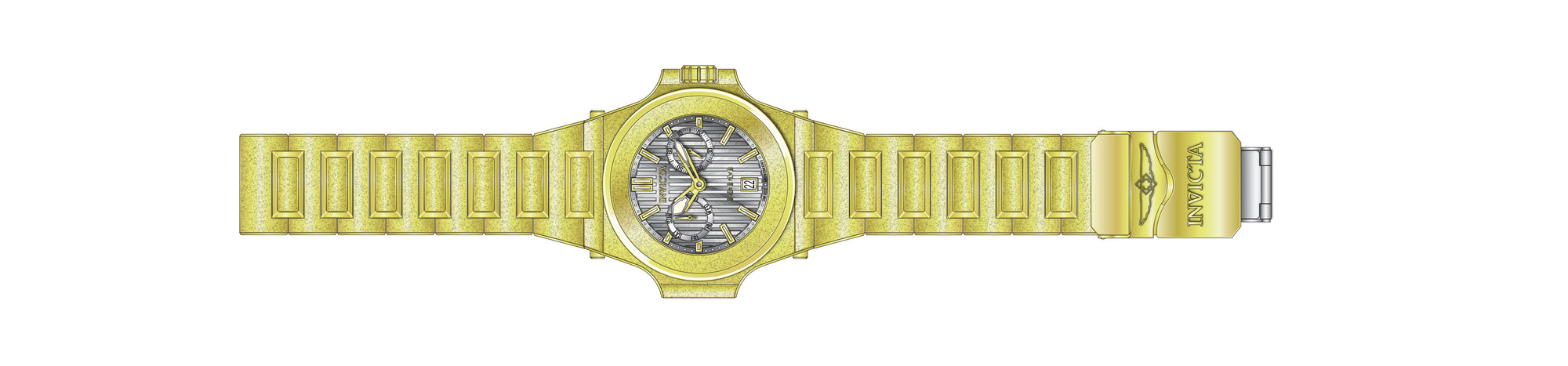 Band for Invicta Reserve Akula Men 38728