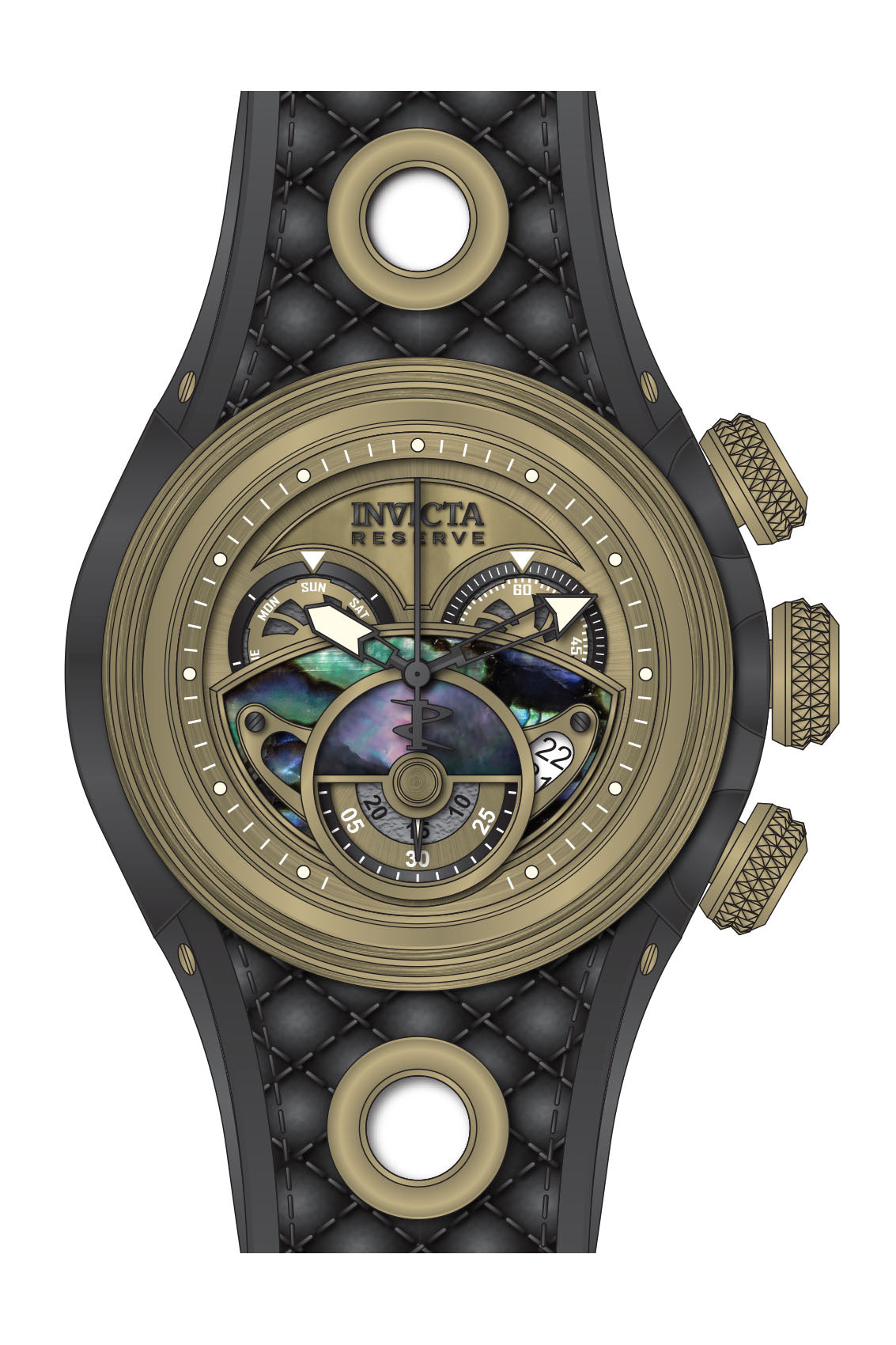 Band for Invicta Reserve S1 Men 38880