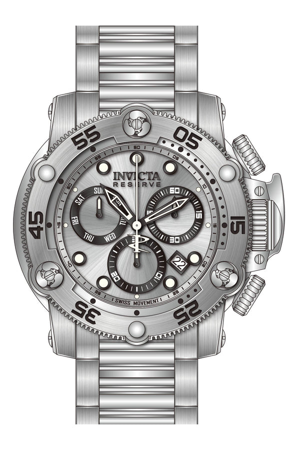 Band for Invicta Reserve Propeller Men 38695 - Invicta Watch Bands