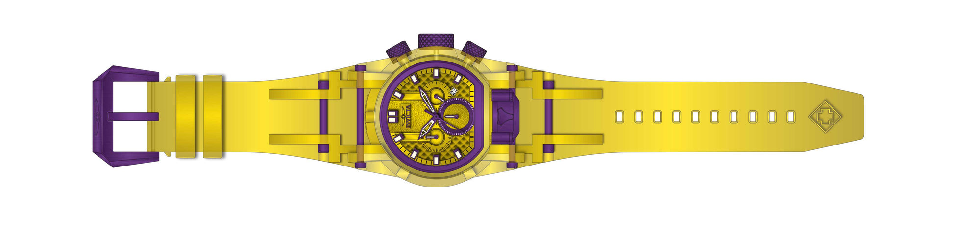 Band for Invicta Bolt Bolt Zeus Magnum Men 39473