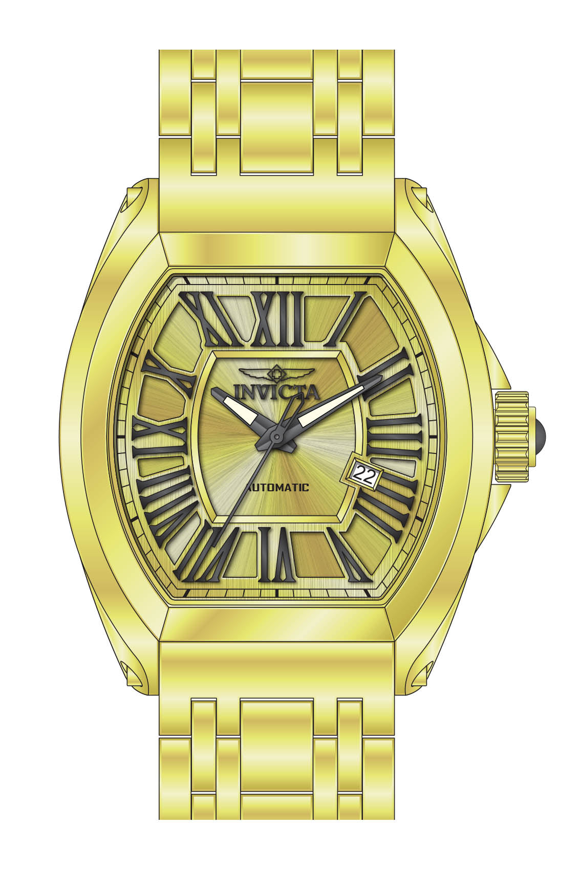 Parts for Invicta Pro Diver Men 38746