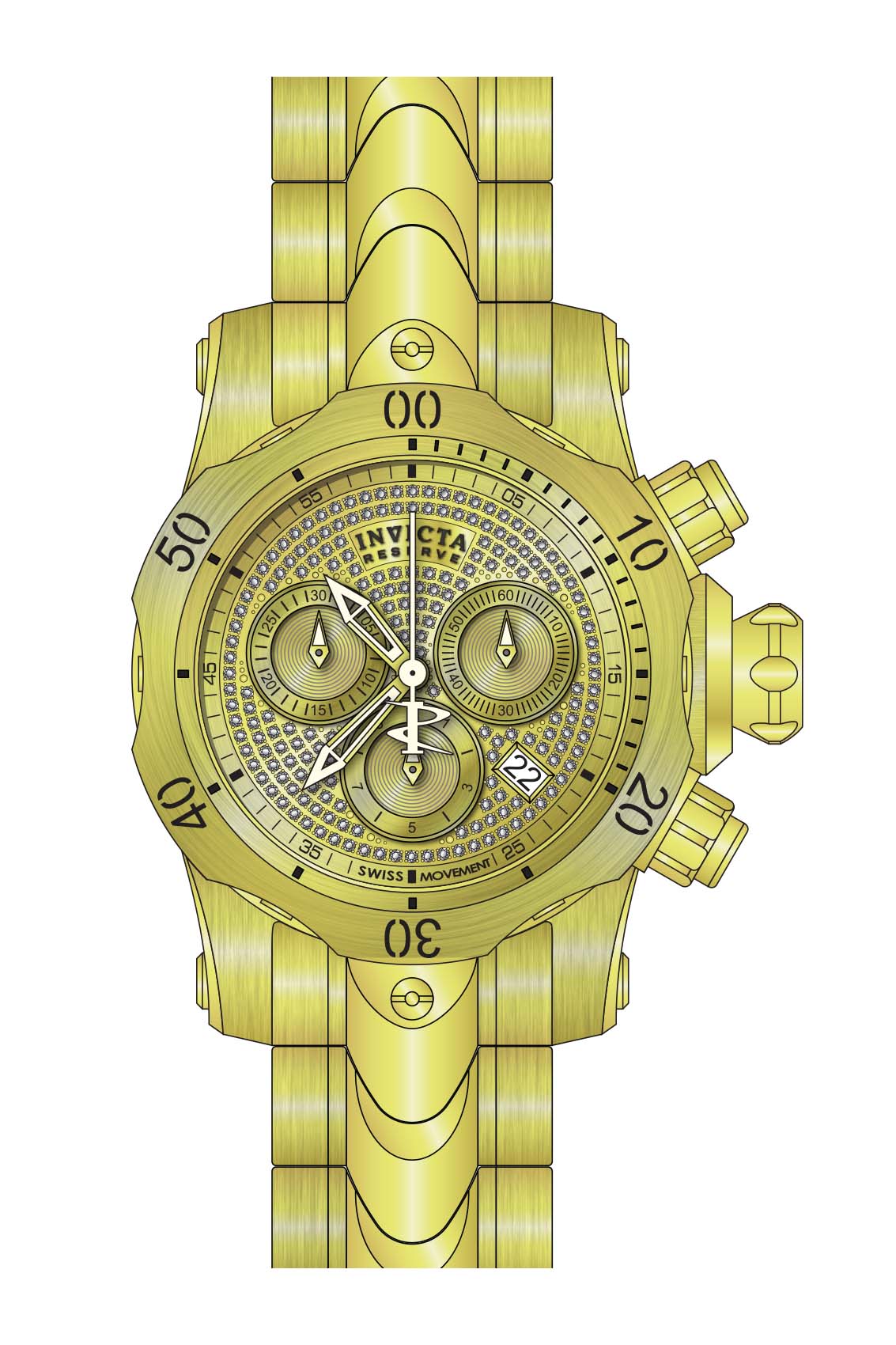 Parts for Invicta Reserve Venom Lady 39432