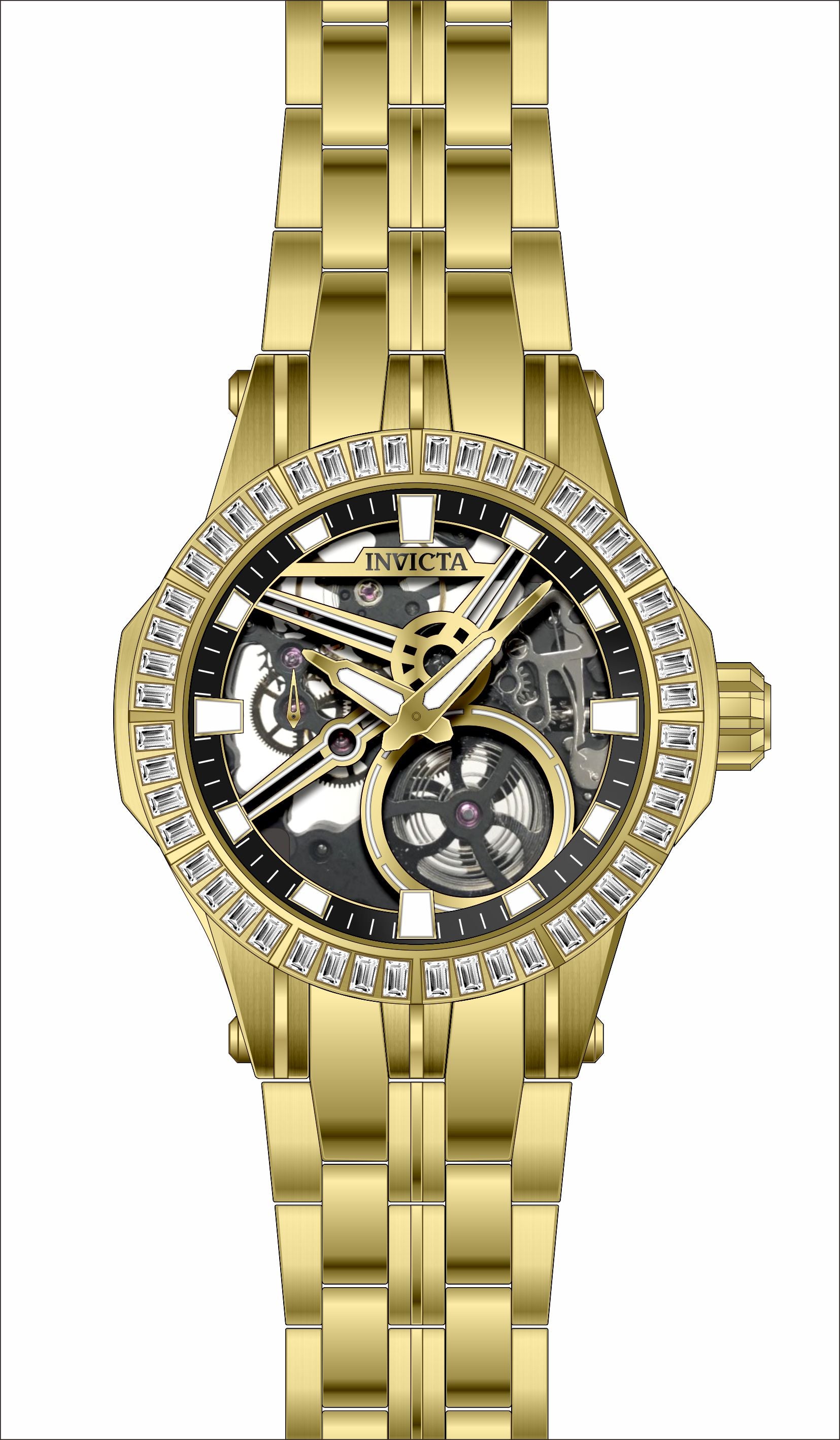 Band for Invicta Objet D Art Men 40118