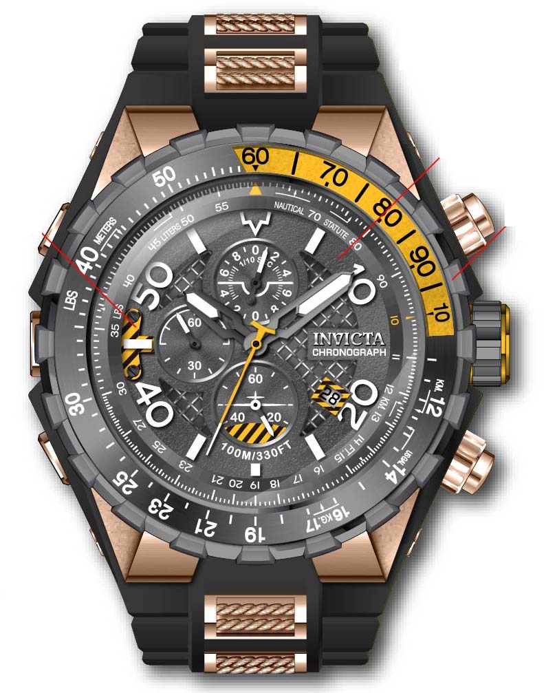 Parts for Invicta Aviator Men 40124