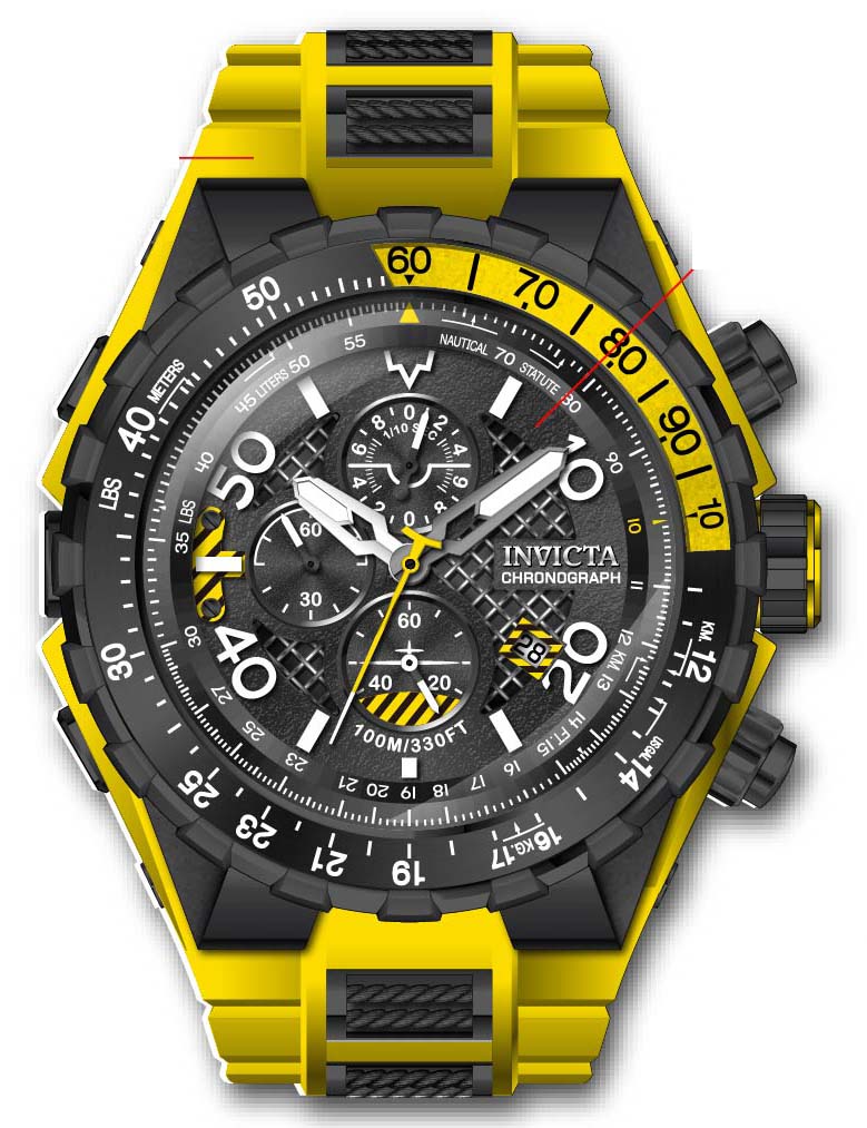 Band for Invicta Aviator Men 40126