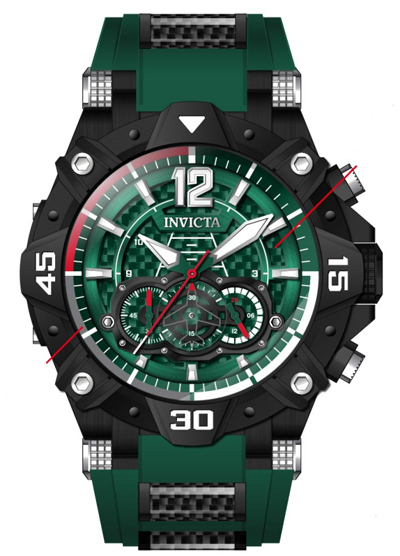 Band for Invicta Aviator Men 40164