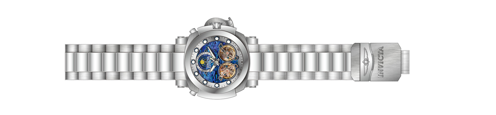 Band for Invicta Reserve Man of War Men 39573