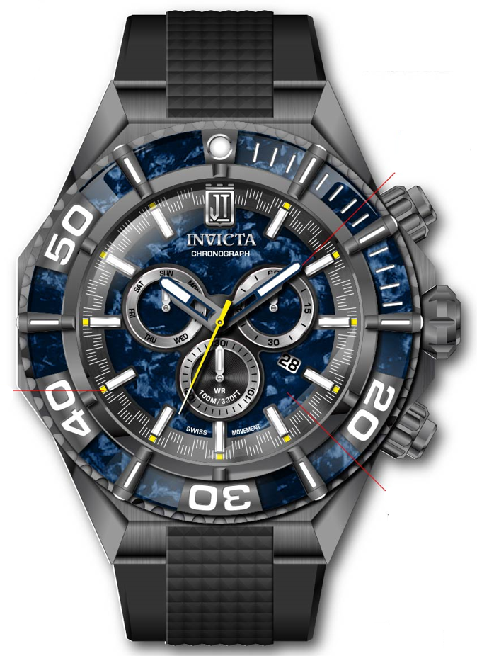 Parts for Invicta JT Men 40216