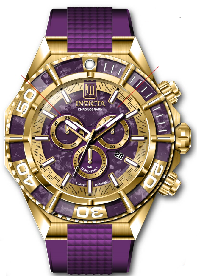 Parts for Invicta JT Men 40217