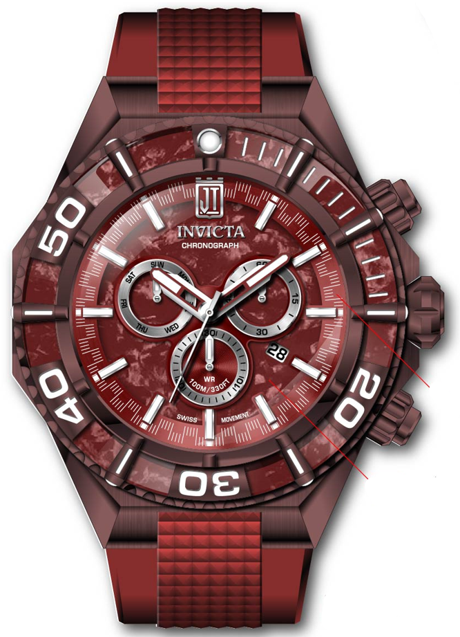 Parts for Invicta JT Men 40218