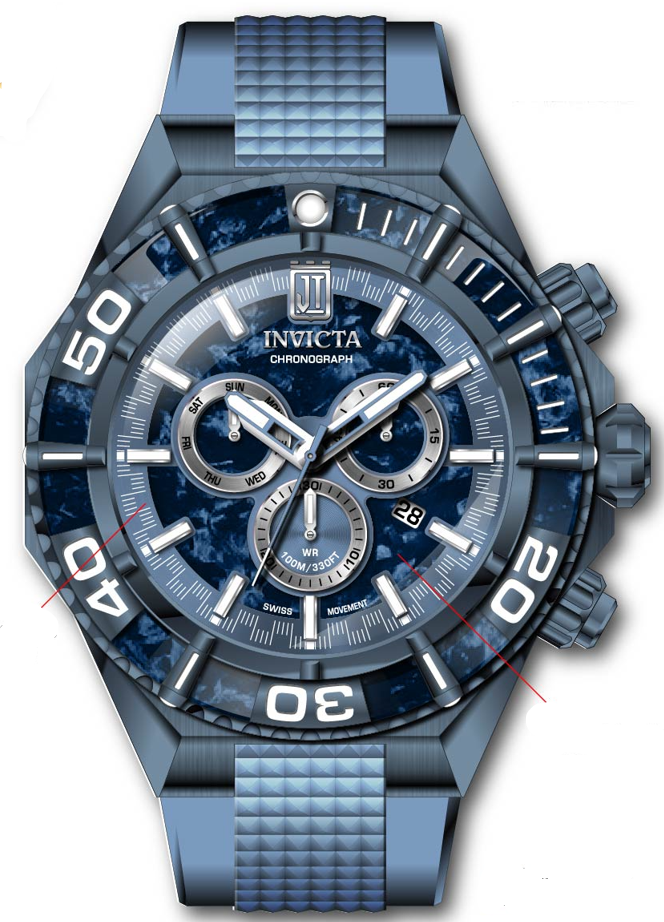 Parts for Invicta JT Men 40219