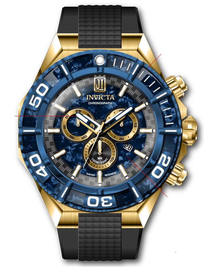 Parts for Invicta JT Men 40220
