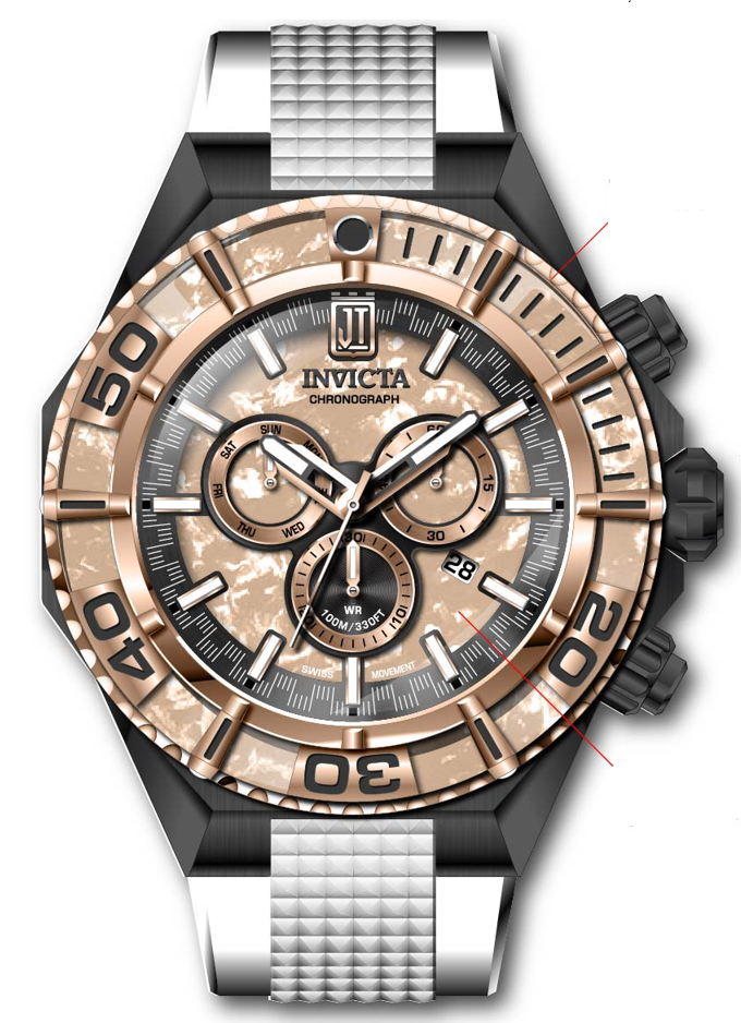 Parts for Invicta JT Men 40221