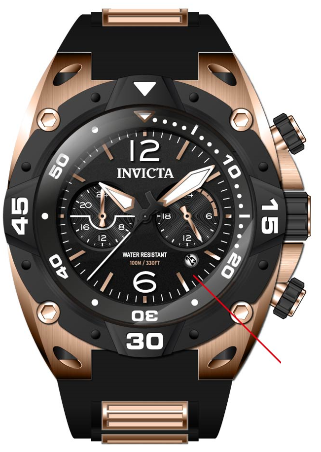 Band for Invicta Aviator Men 40294