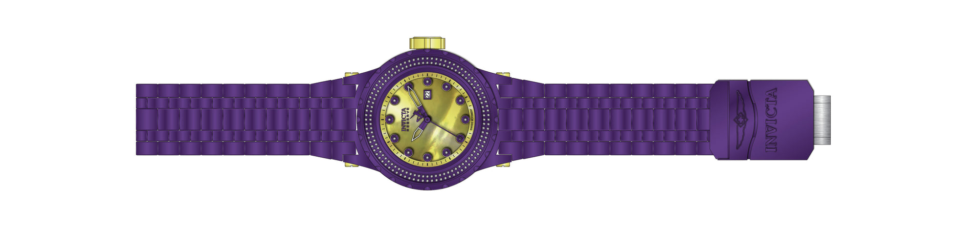 Band for Invicta Reserve Specialty Subaqua Men Purple Label 39402