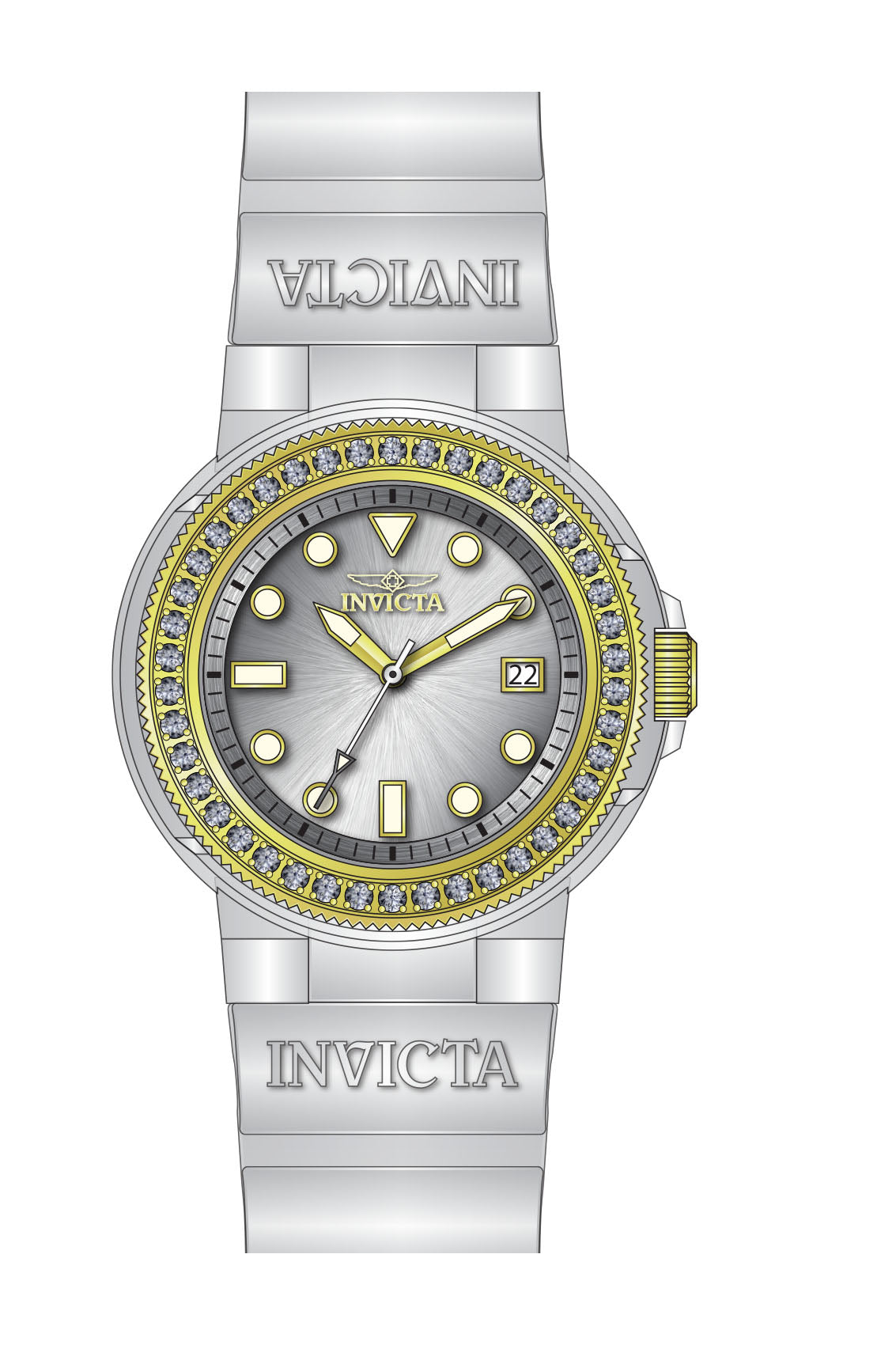 Parts for Invicta Pro Diver Lady 39493