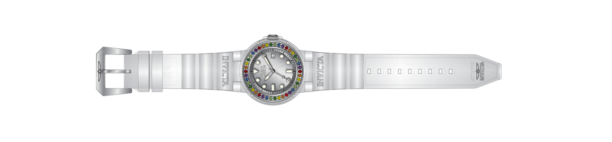 Parts for Invicta Pro Diver Lady 39494