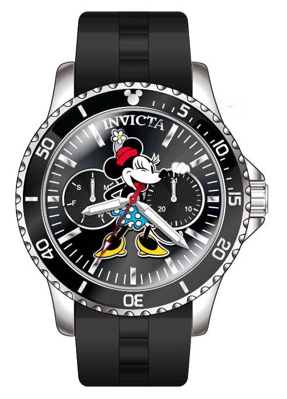 Band for Invicta Disney Limited Edition Minnie Mouse Lady 39525
