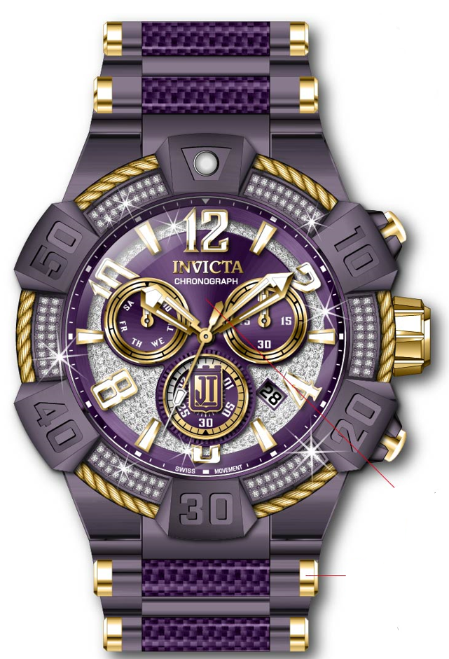 Parts for Invicta JT Men 40439