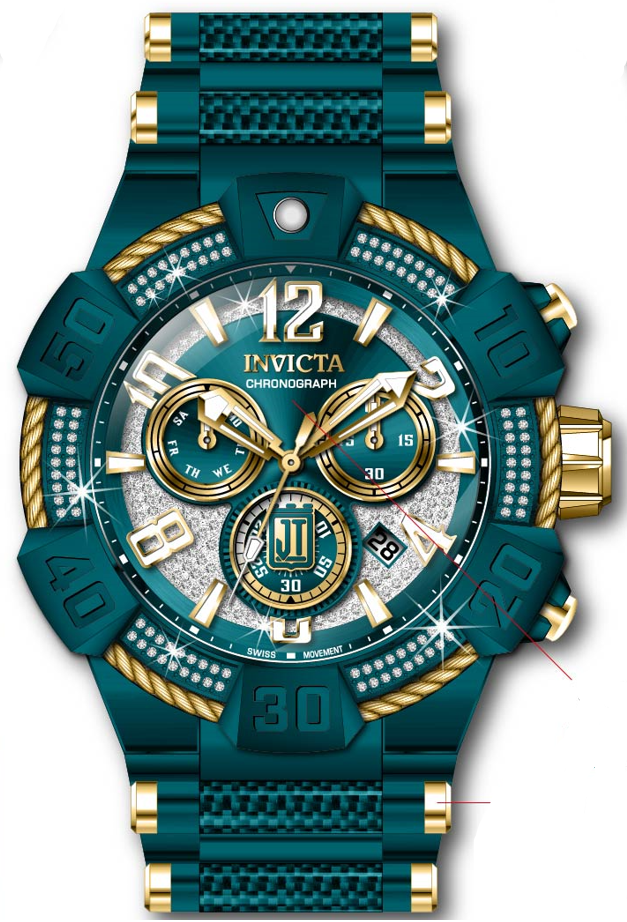 Parts for Invicta JT Men 40440