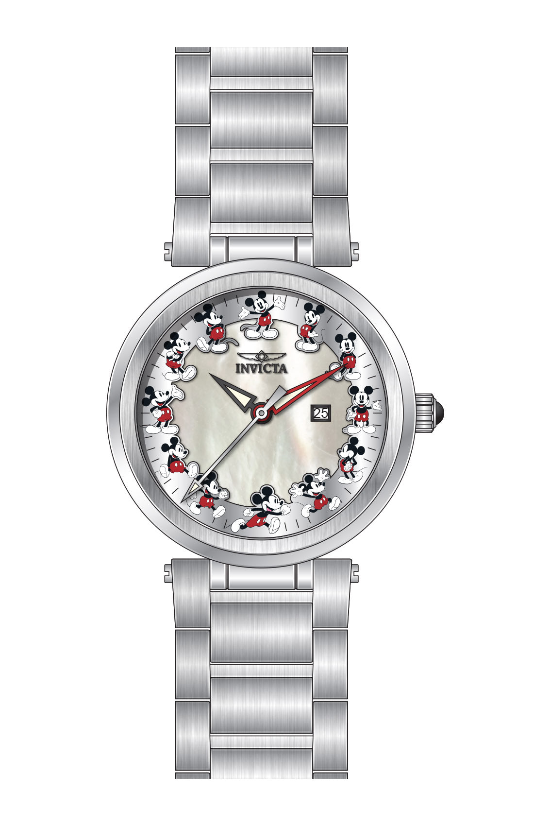 Band for Invicta Disney Limited Edition Mickey Mouse Lady 39252