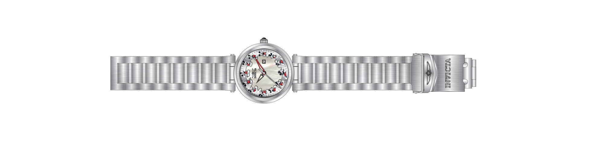 Band for Invicta Disney Limited Edition Mickey Mouse Lady 39252