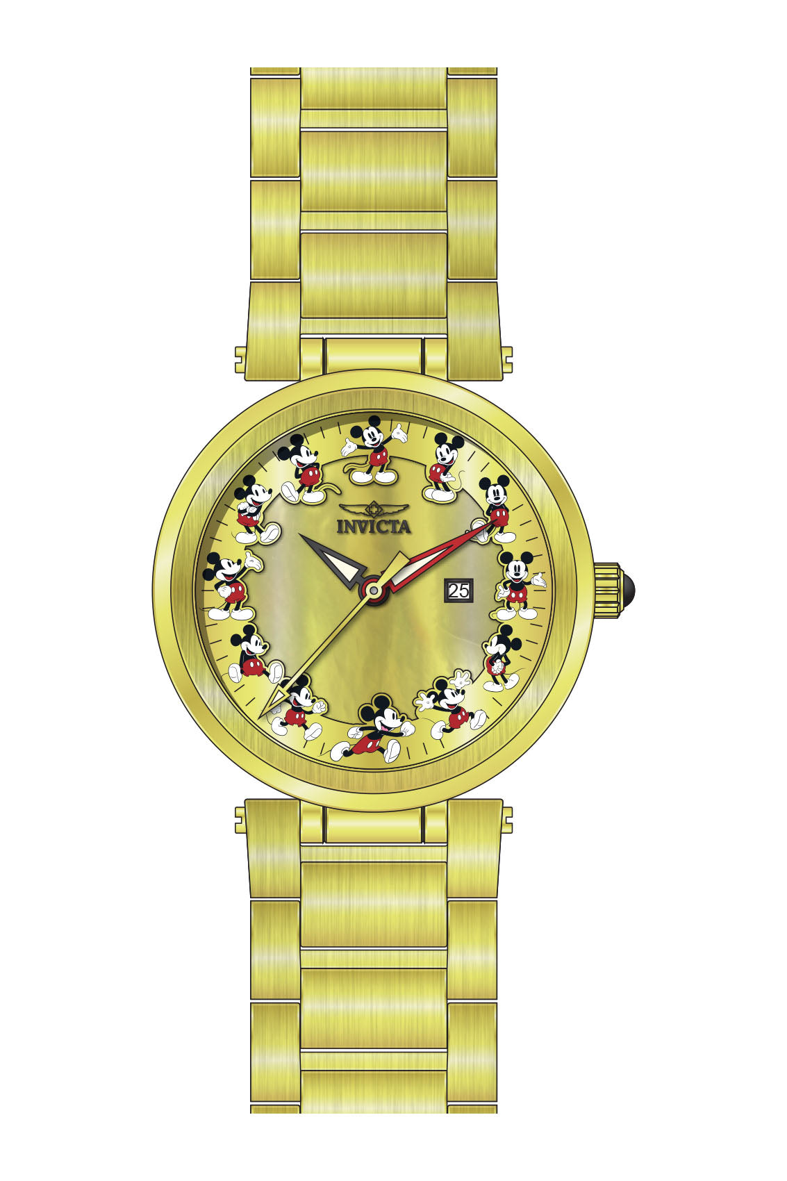 Band for Invicta Disney Limited Edition Mickey Mouse Lady 39568