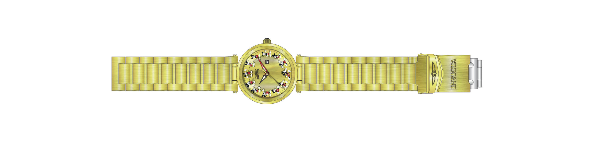Band for Invicta Disney Limited Edition Mickey Mouse Lady 39568