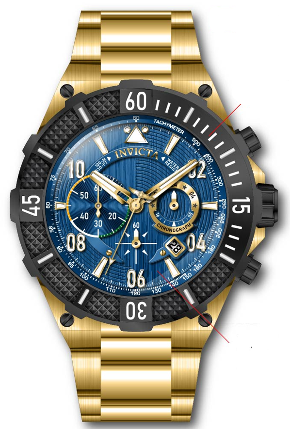 Band for Invicta Aviator Men 40508