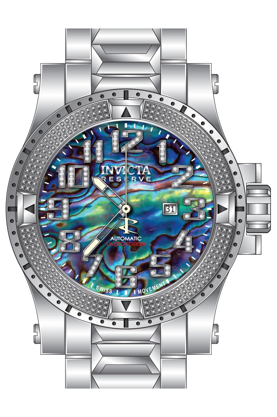 Band for Invicta Reserve Excursion Men 39724