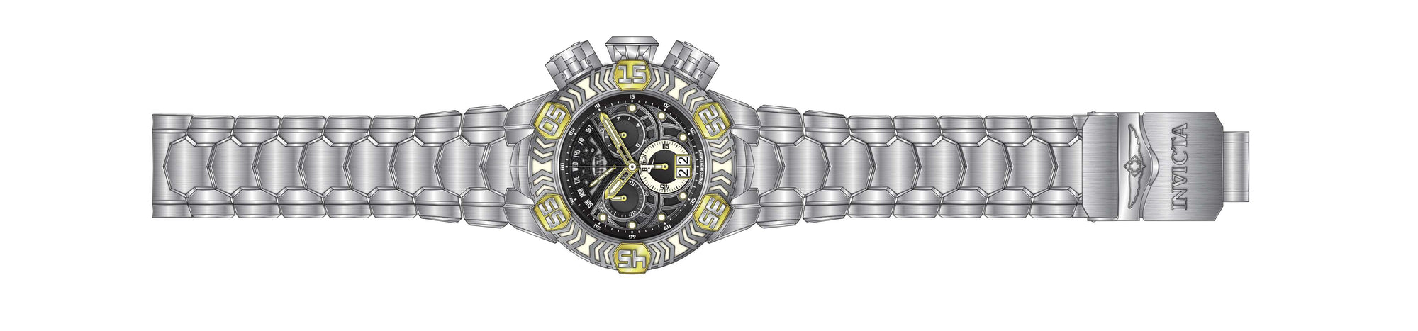 Band for Invicta Reserve Men 39009