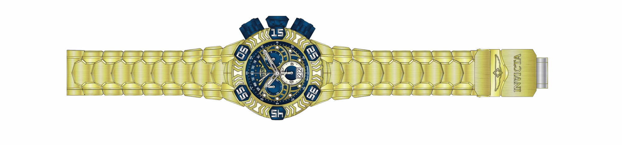 Band for Invicta Reserve Men 39011