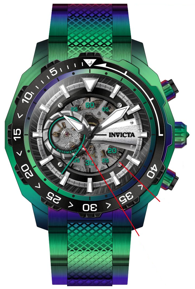 Band for Invicta Pro Diver Men 40553
