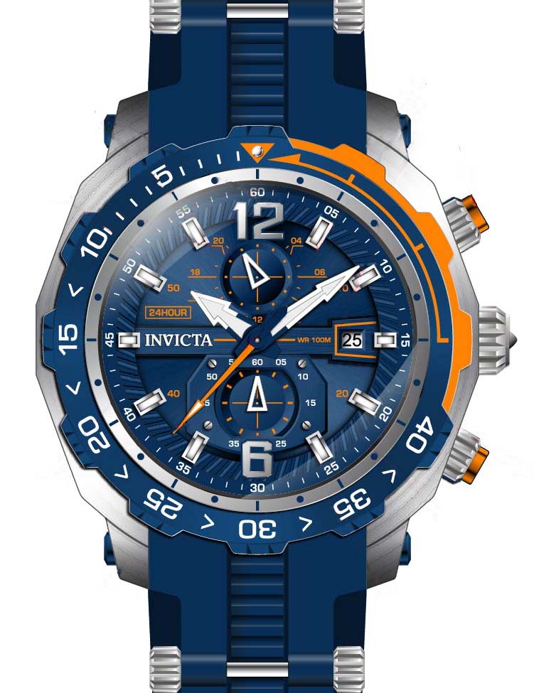 Band for Invicta Aviator Men 40534