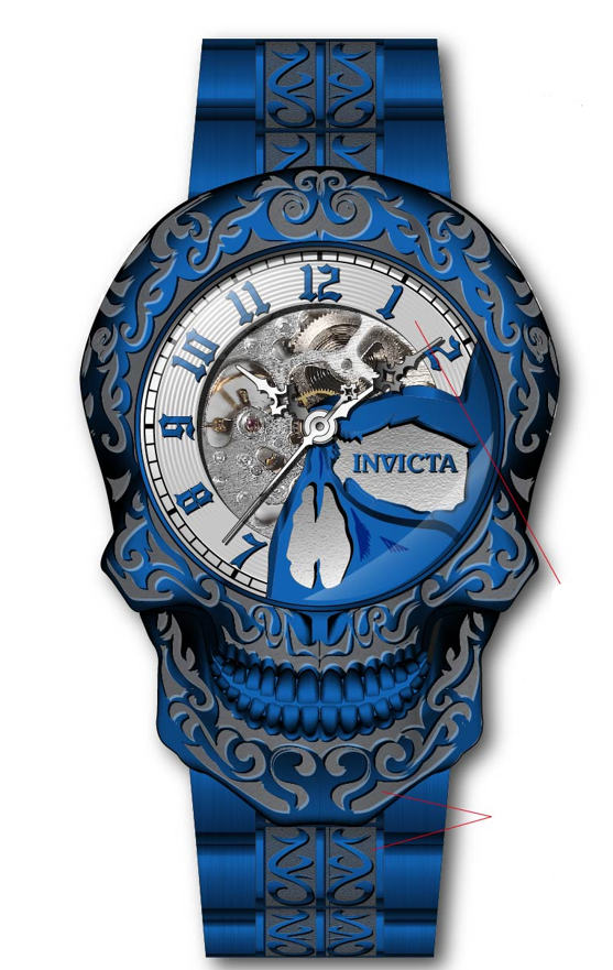 Parts for Invicta Artist Men 40760
