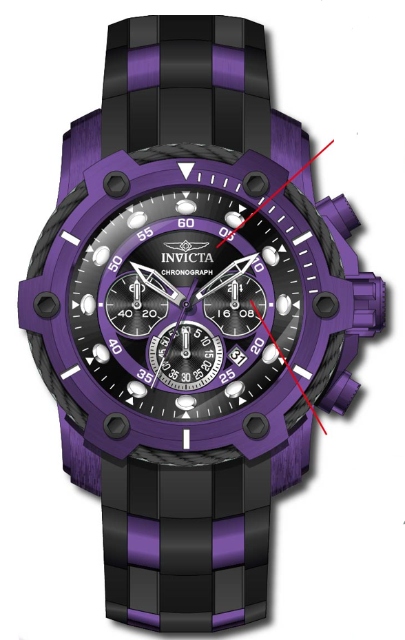 Band for Invicta Bolt Men 40826 - Invicta Watch Bands