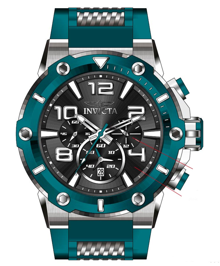 Band for Invicta Speedway Men 40897