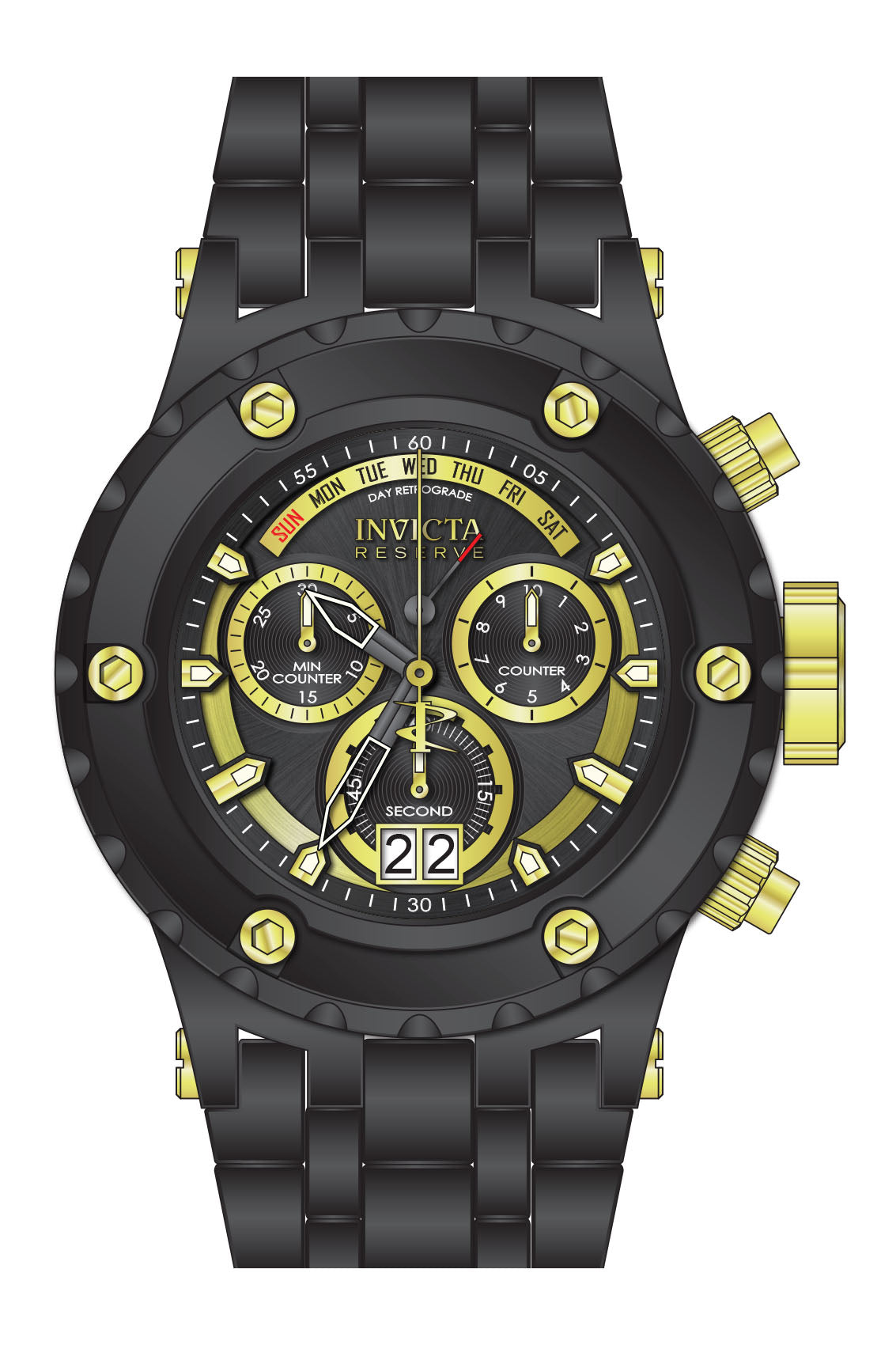Parts for Invicta Reserve Specialty Subaqua Men None 39848