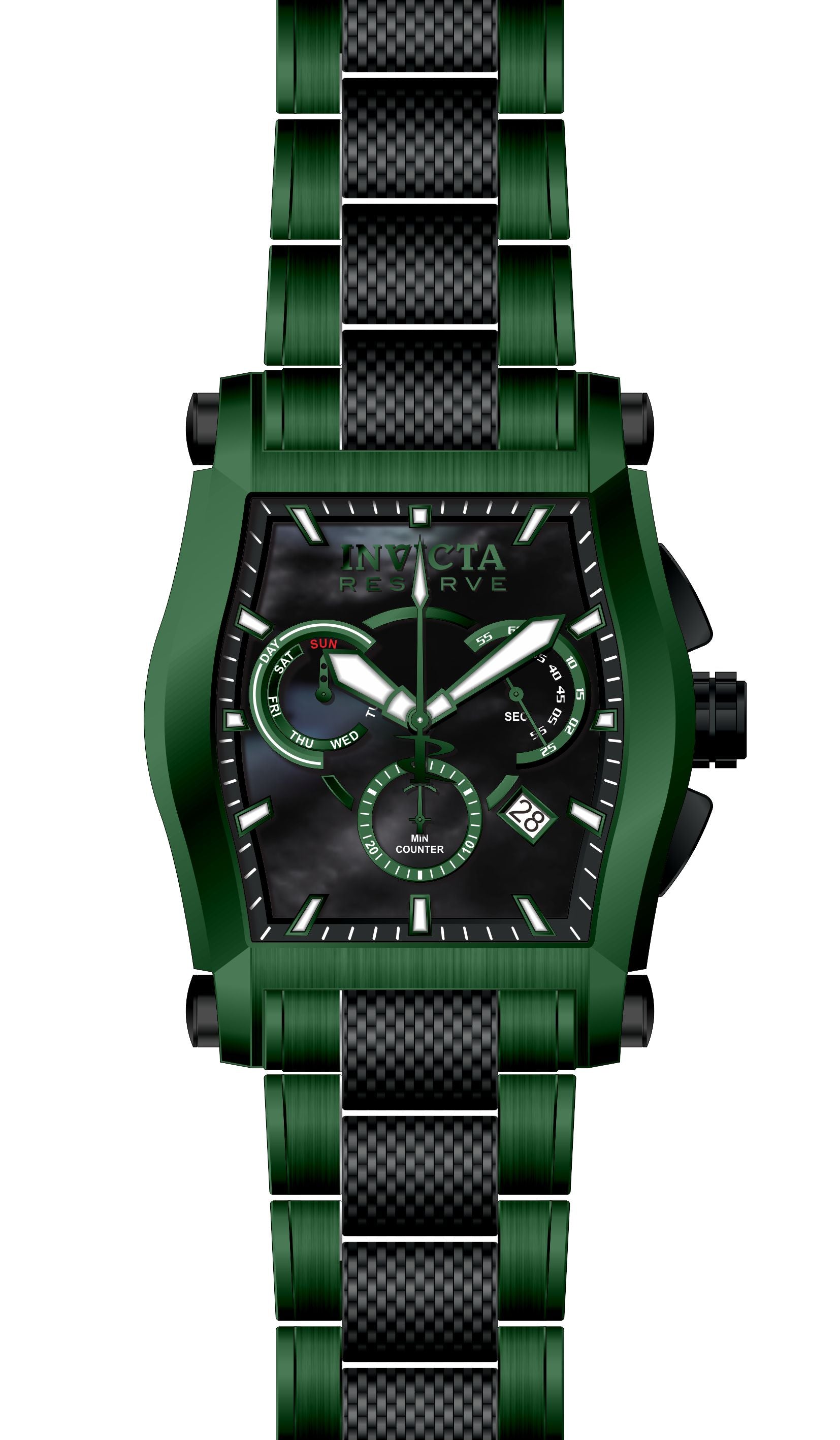 Band for Invicta Reserve Men None 40958