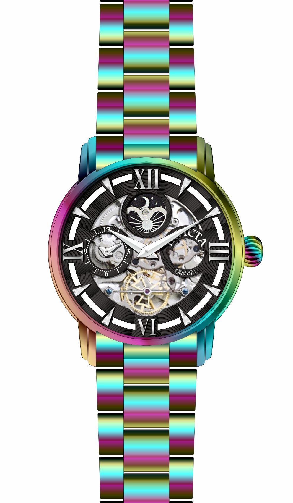 Band for Invicta Objet D Art Men 40990