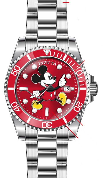 Band for Invicta Disney Limited Edition Mickey Mouse Men 41188