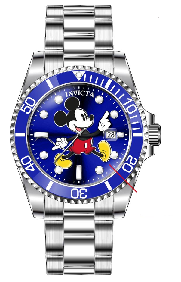 Band for Invicta Disney Limited Edition Mickey Mouse Men 41189