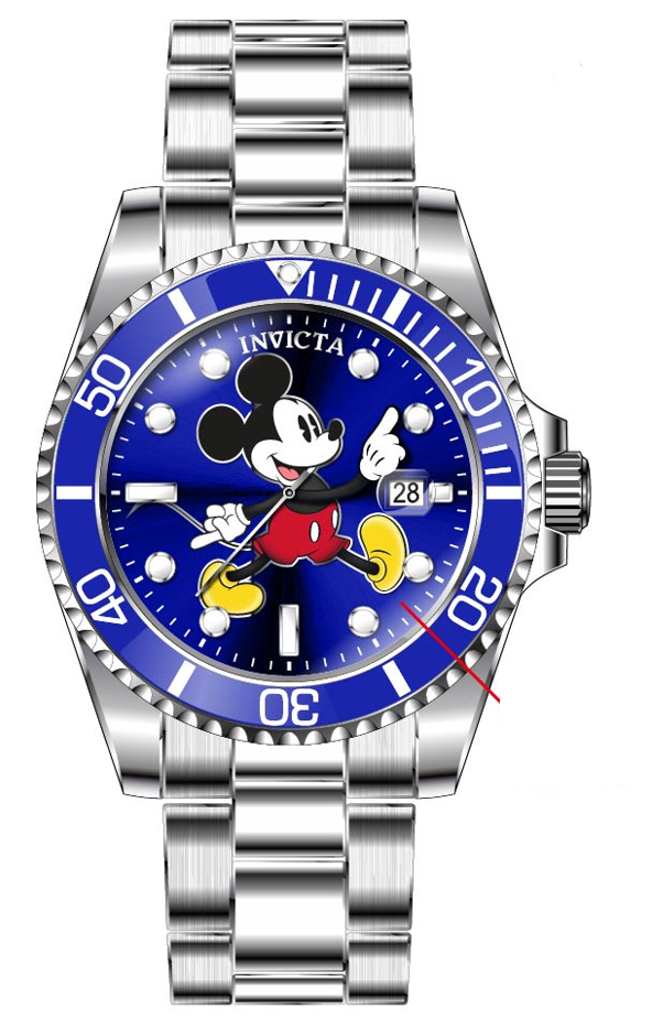 Band for Invicta Disney Limited Edition Mickey Mouse Men 41189 Band for Invicta Disney Limited Edition Mickey Mouse Men 41189