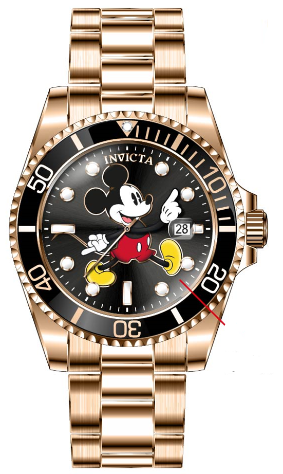 Parts for Invicta Disney Limited Edition Mickey Mouse Men 41194