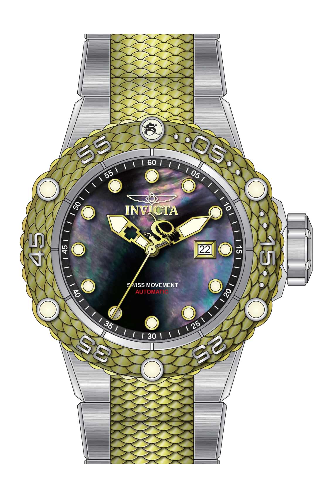 Band for Invicta Subaqua Men 40066