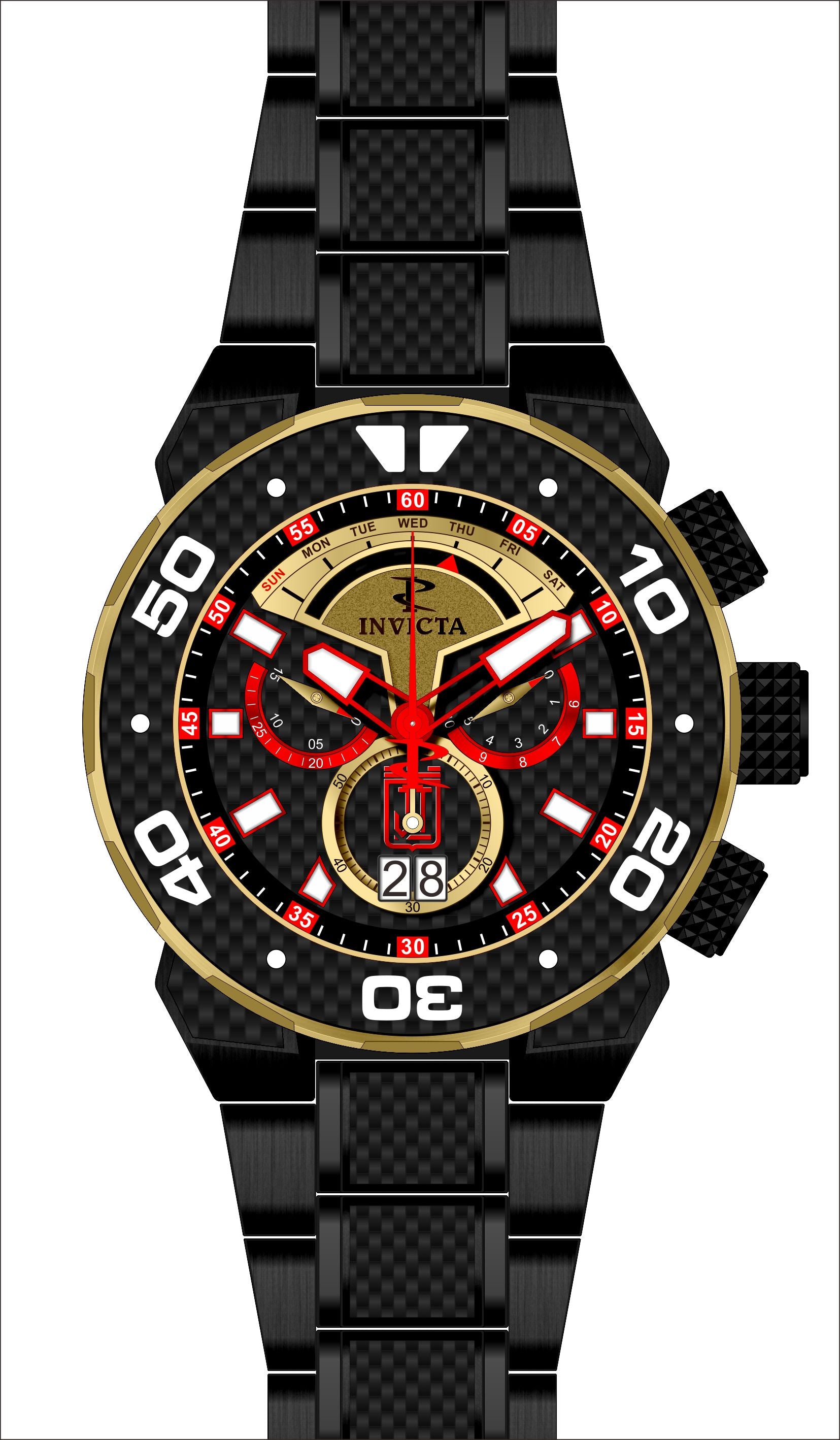 Band for Invicta JT Men 41278