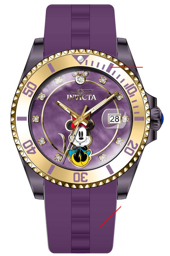 Parts for Invicta Disney Limited Edition Minnie Mouse Lady 41297