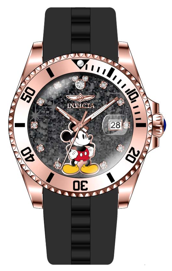 Band for Invicta Disney Limited Edition Mickey Mouse Lady 41308